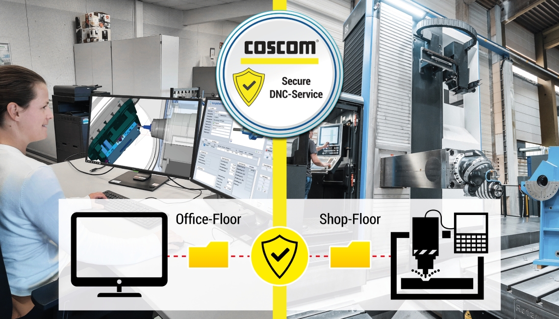 Digitalisierung im Shopfloor sicher vorantreiben mit COSCOM