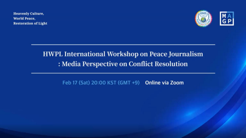 Journalisten weltweit vereint für Friedensjournalismus