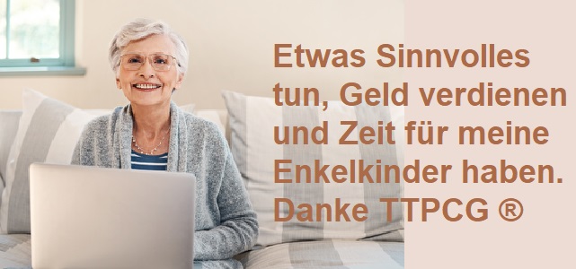 Eine Arbeit, die Spass macht von zu Hause aus, auch für über 60-Jährige gibt es