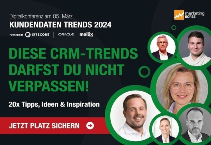 Digitalkonferenz „Kundendaten Trends 2024“ am 5. März 2024