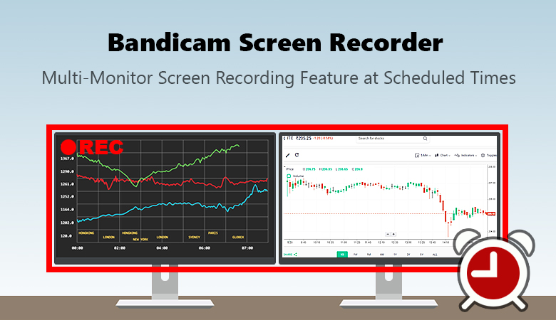 Bandicam enthüllt revolutionäre Bildschirmaufnahme-Funktion für mehrere Monitore zu festgelegten Zeiten