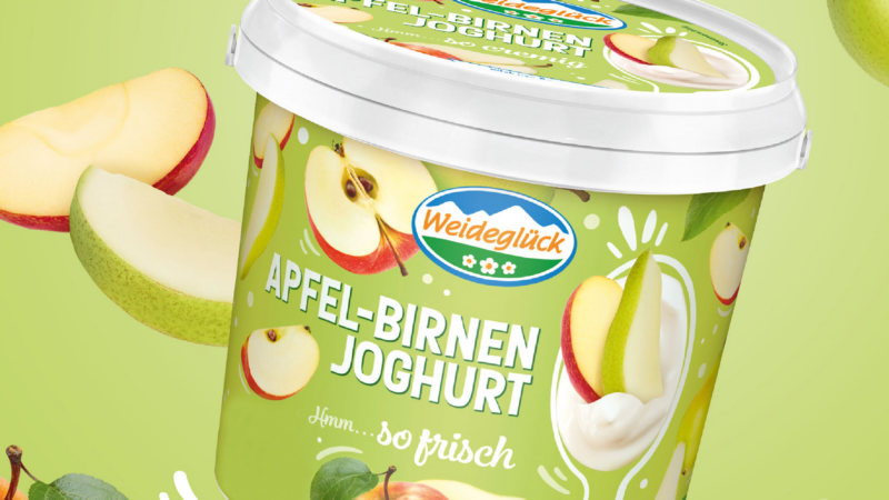 Neu: Apfel-Birnen-Joghurt von Weideglück