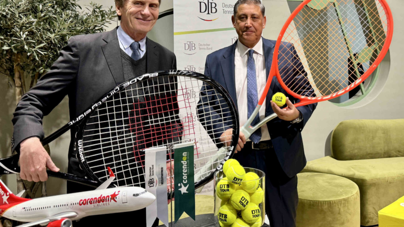 Corendon Tourism Group und Deutscher Tennis Bund werden Partner