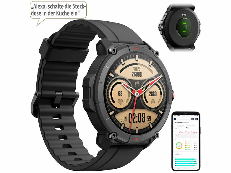 newgen medicals GPS-Fitness-Uhr SW-510