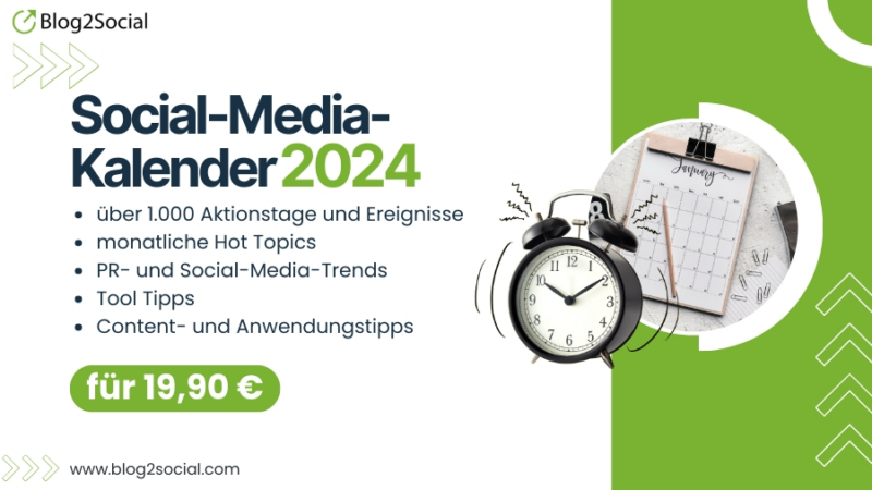 Social-Media-Kalender 2024: Ein unverzichtbares Werkzeug für Online-Marketing-Profis