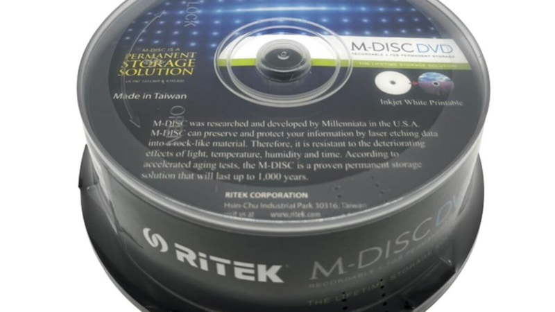 Nur bei Kronenberg: M-DISC DVD für Langzeitarchivierung