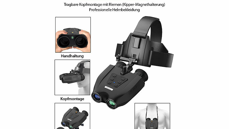 Zavarius Nachtsichtbrille/-gerät DN-820 mit Kopfhalterung