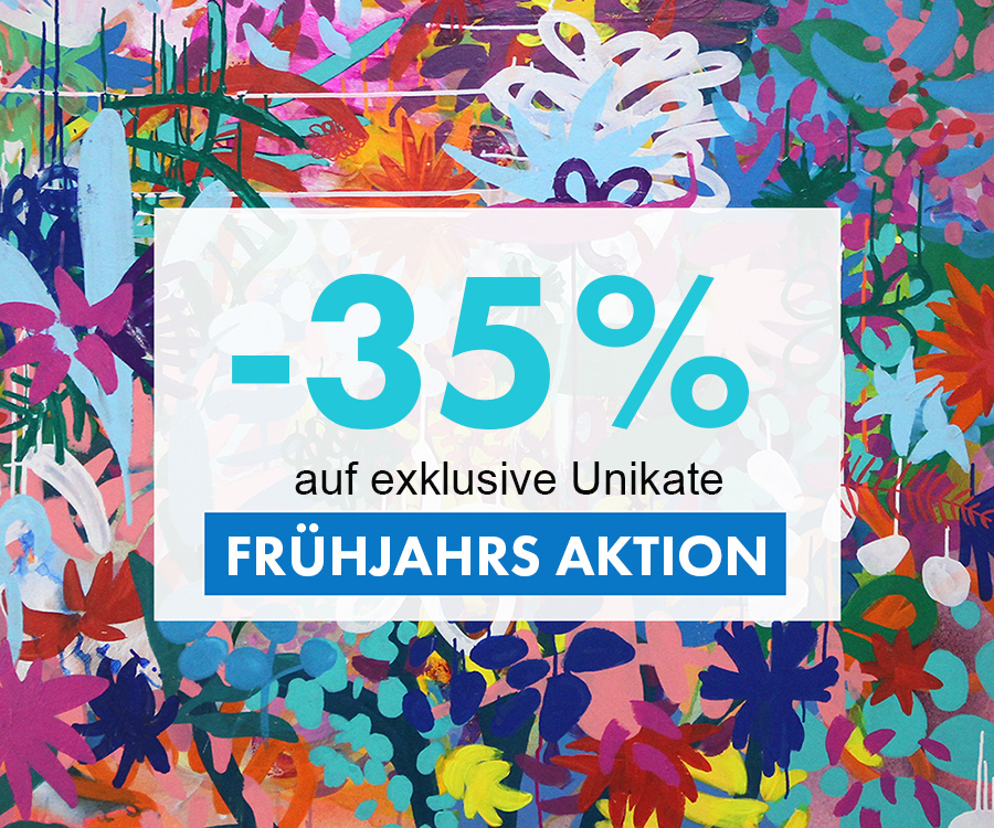 Große Frühjahrs-Sonderaktion – 35% auf Originalkunst (nur vom 11. – 15. Mai 2024)