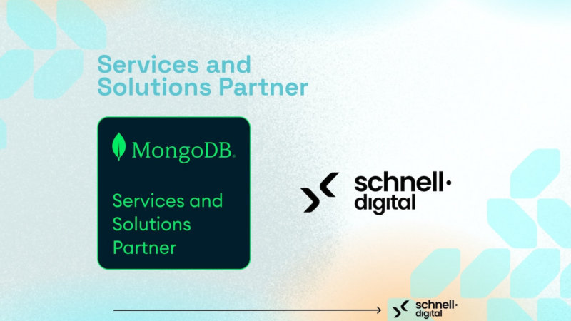 schnell.digital ist zertifizierter MongoDB Partner