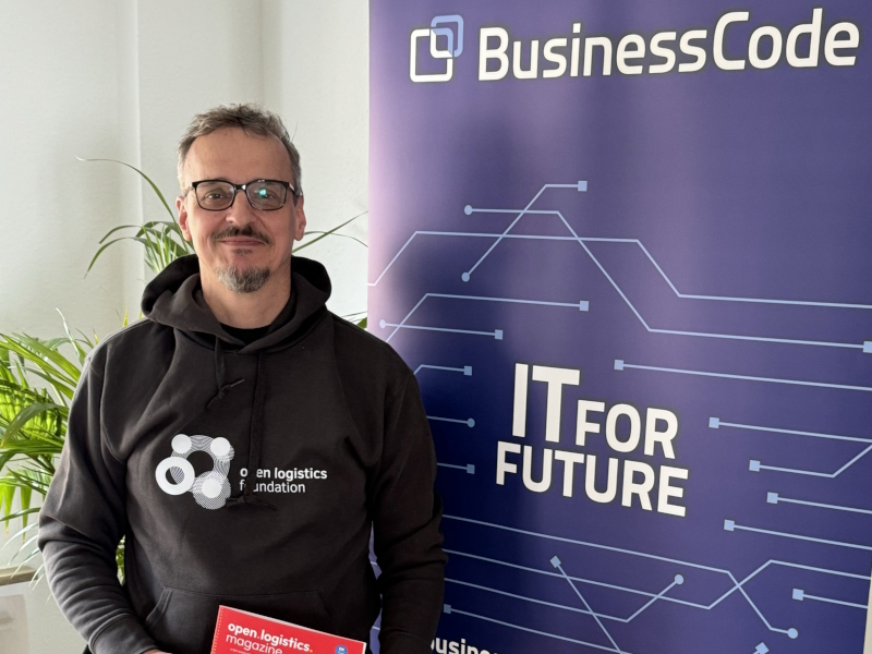 BusinessCode trägt Expertise zur Open Logistics Foundation bei