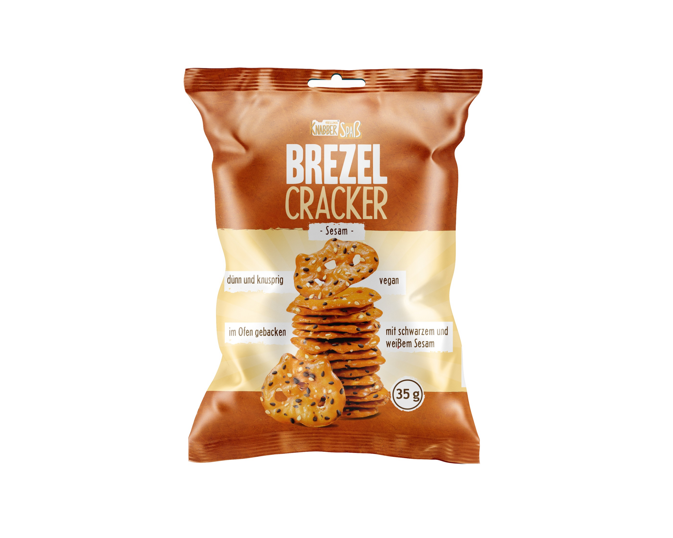 Auszeichnung für Brezel Cracker Sesam von Hellma