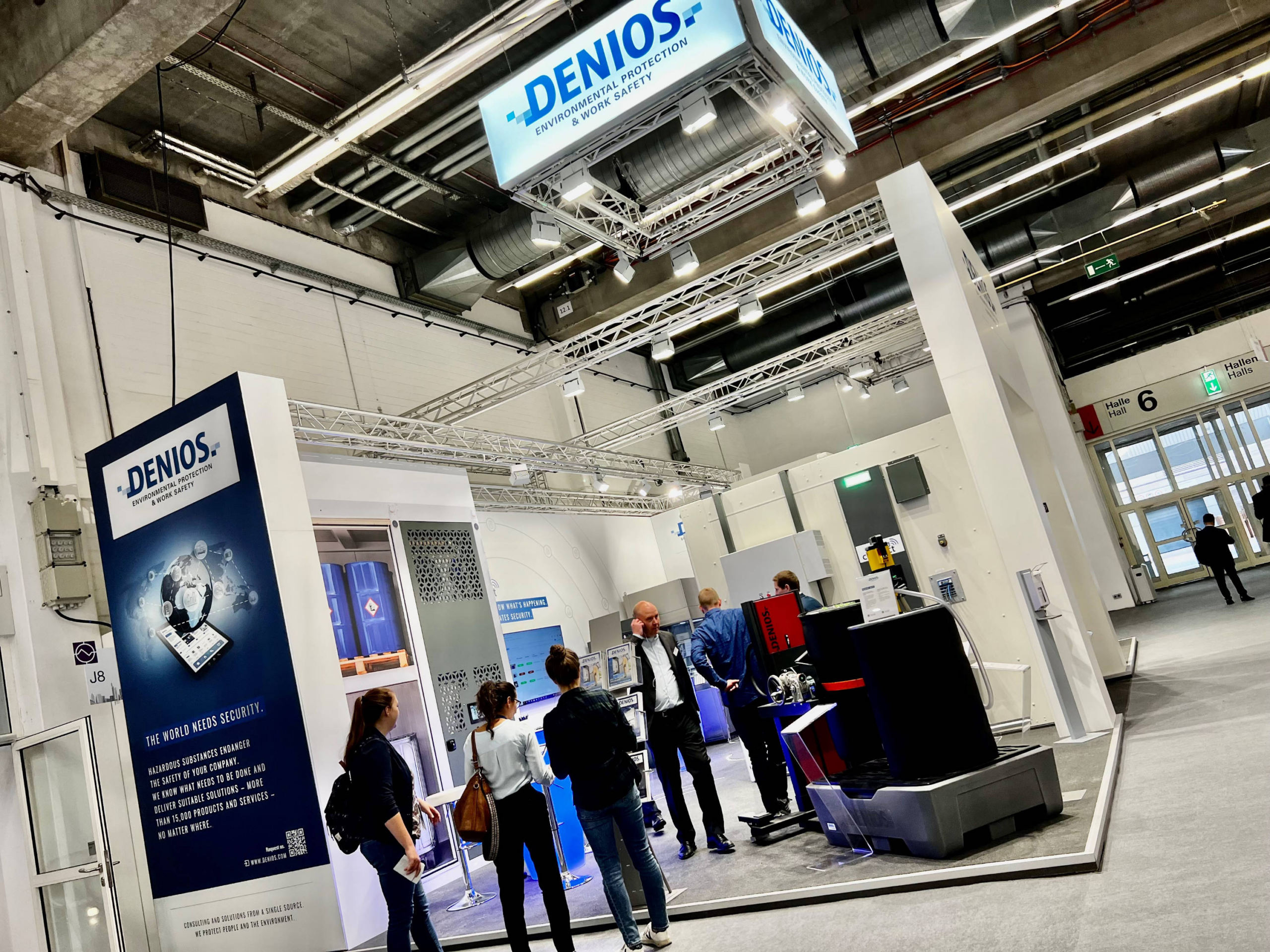 DENIOS präsentiert sich auf der Messe ACHEMA