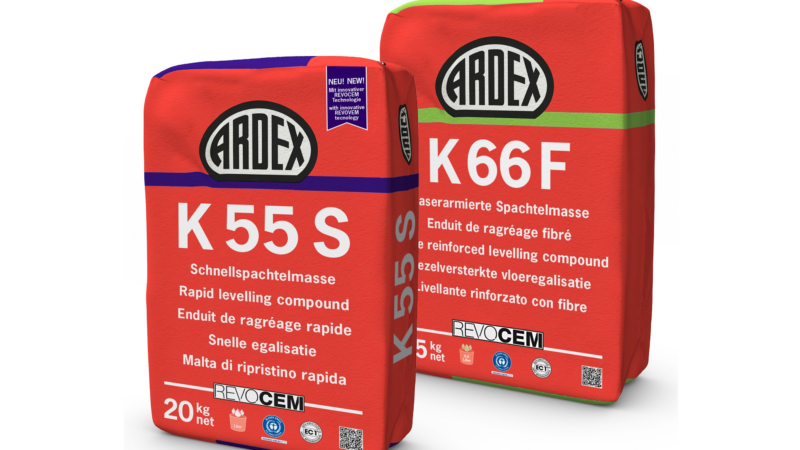 Ardex bringt zweites Produkt mit REVOCEM-Technologie auf den Markt