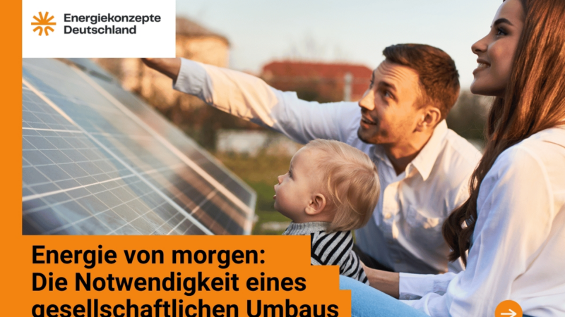 Energie von morgen: Die Notwendigkeit eines gesellschaftlichen Umbaus