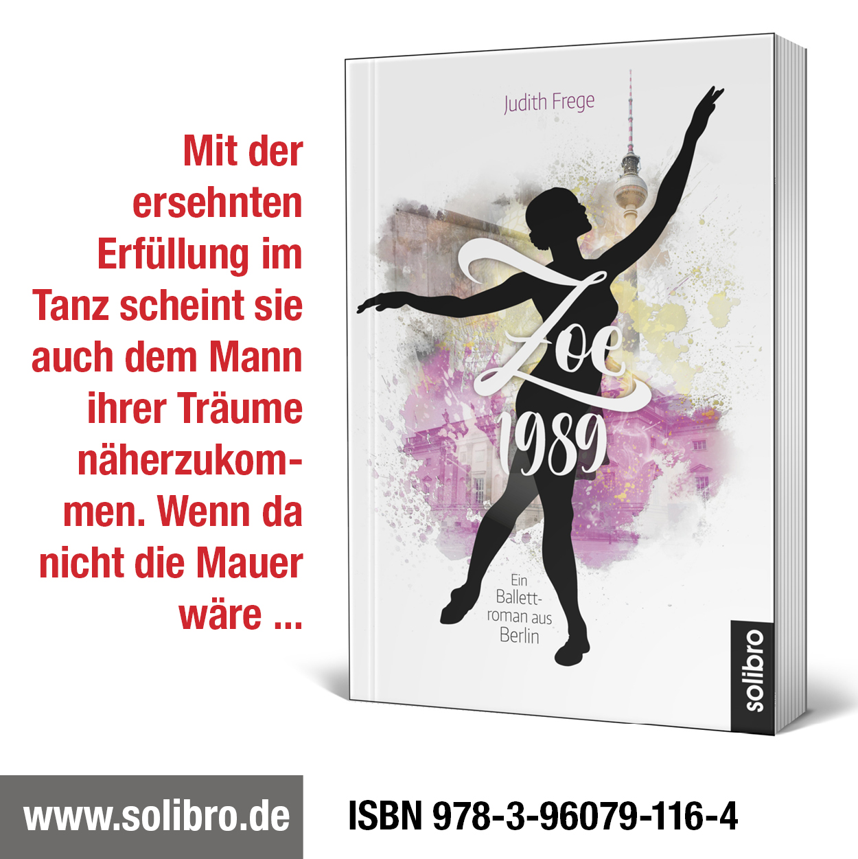 „Zoe 1989. Ein Ballettroman aus Berlin“ erschienen