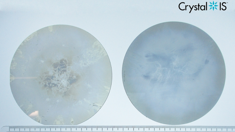 Crystal IS und Asahi Kasei erreichen 99 % nutzbare Fläche auf 100-mm-Bulk-Aluminiumnitrid-Substrat