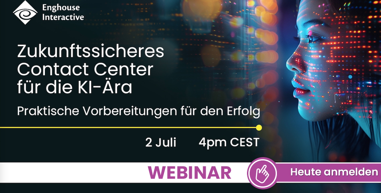 Webinar: Contact Center auf dem Weg in Richtung KI