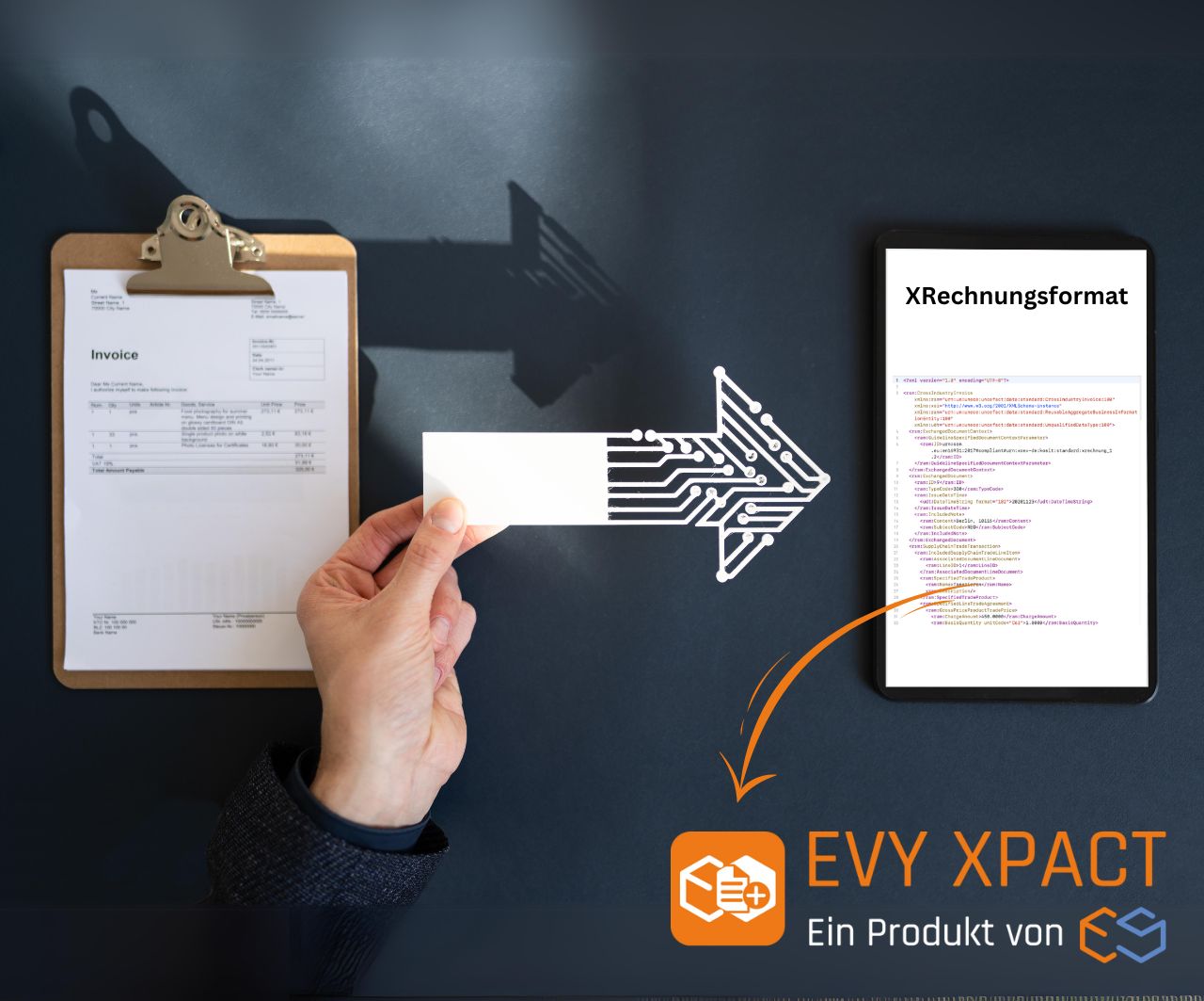 Mit Evy Xpact bestens für die E-Rechnungspflicht gerüstet!
