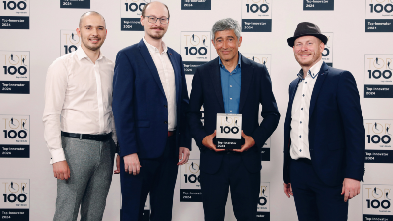 TOP 100-Award: Ranga Yogeshwar ehrt GAL Digital für Innovationsleistungen