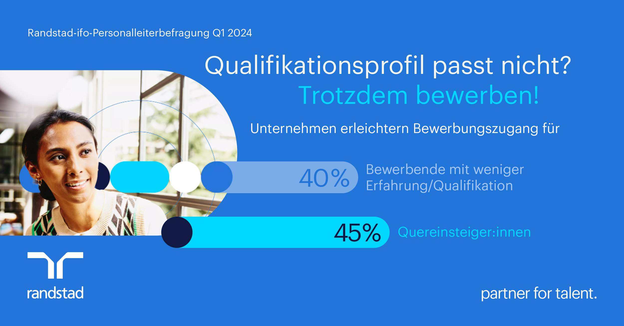 4 von 10 Unternehmen öffnen sich für Quereinsteiger:innen