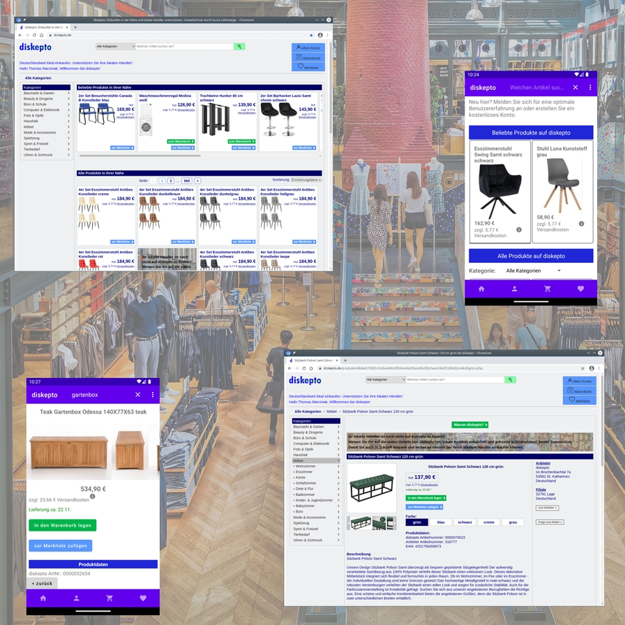 Online-Marktplatz für den Klimaschutz und lokale Kunden