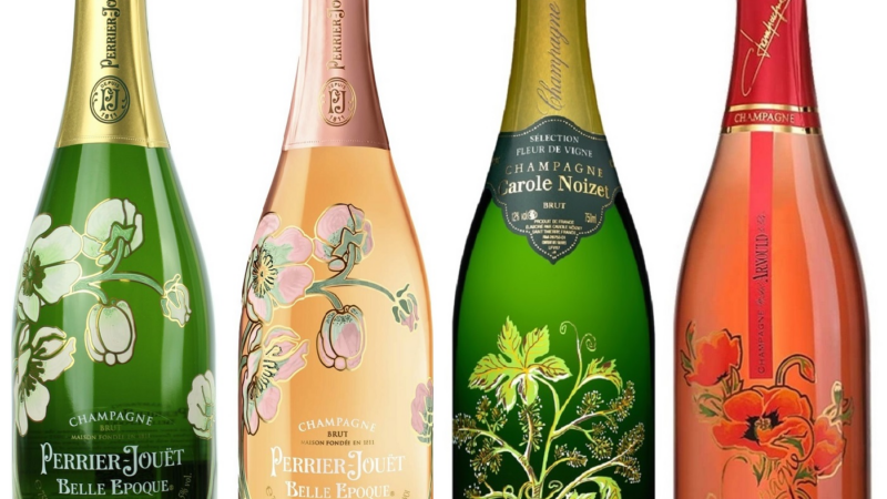 Die wirklich schönsten Champagnerflaschen im Jugendstil