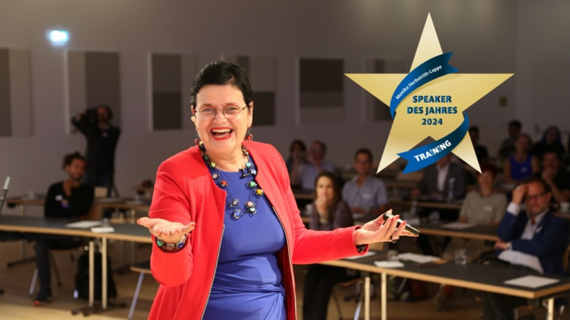 Auszeichnung für Mag.a Monika Herbstrith-Lappe zum „Speaker des Jahres 2024