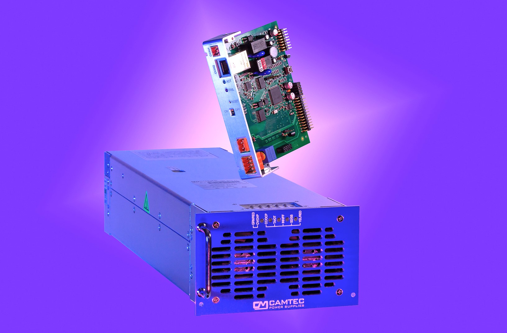 CAMTEC launches industry 4.0-ready zero-downtime industrial power supply series based on a pioneering steering and control architecture