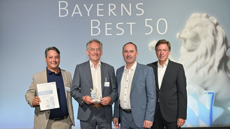 NewTec mit dem Preis „BAYERNS BEST 50“ ausgezeichnet