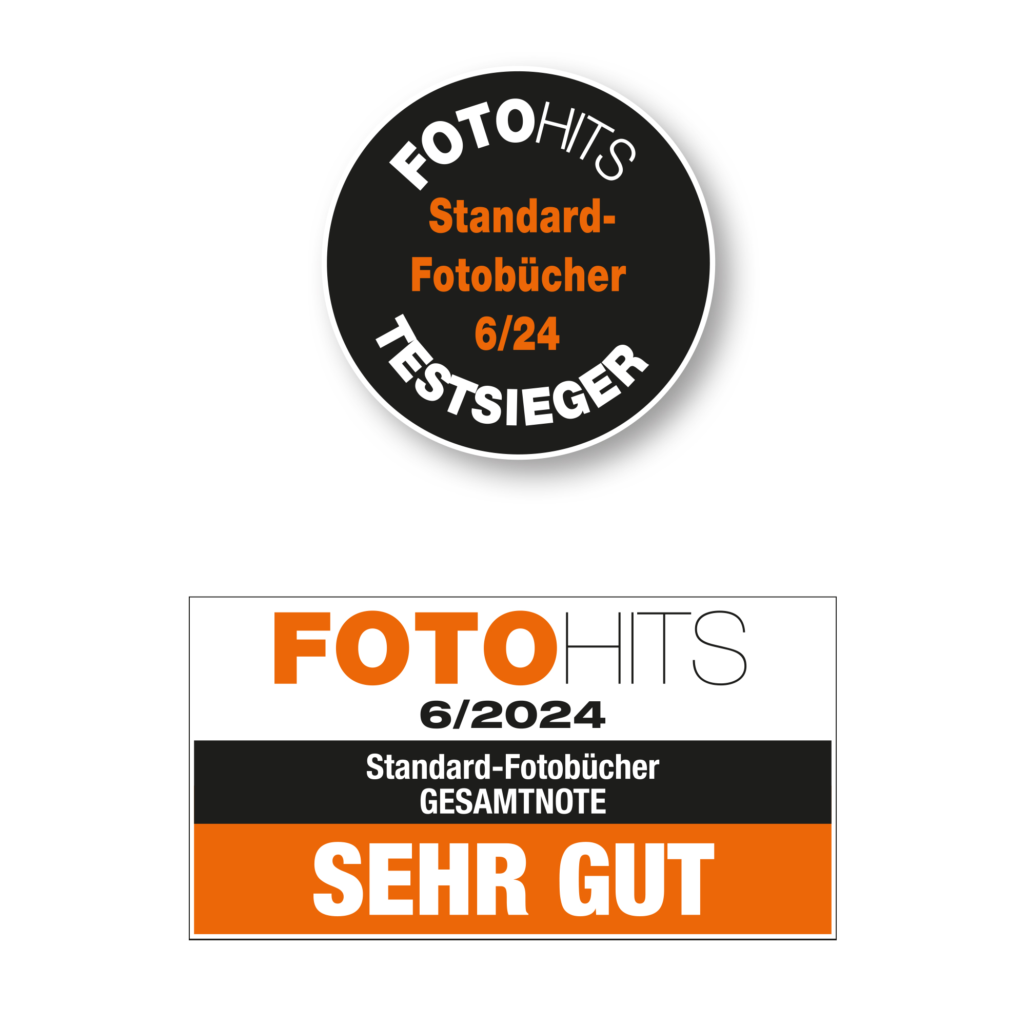 allcop als Testsieger in der FOTO HITS Kategorie „Standard-Fotobücher“ ausgezeichnet