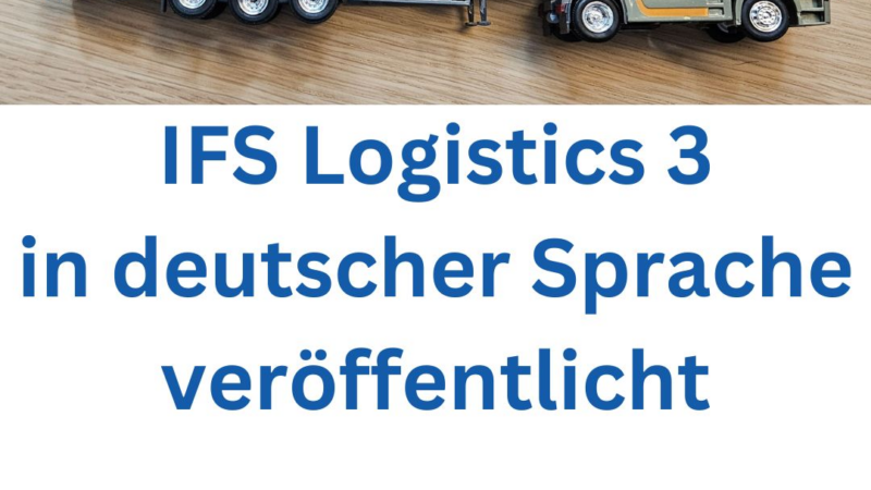 Deutsche Version IFS Logistics 3 veröffentlicht