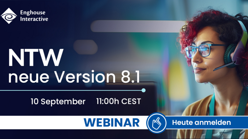 Enghouse-Webinar: Neue NTW-Version optimiert Cisco WebEx