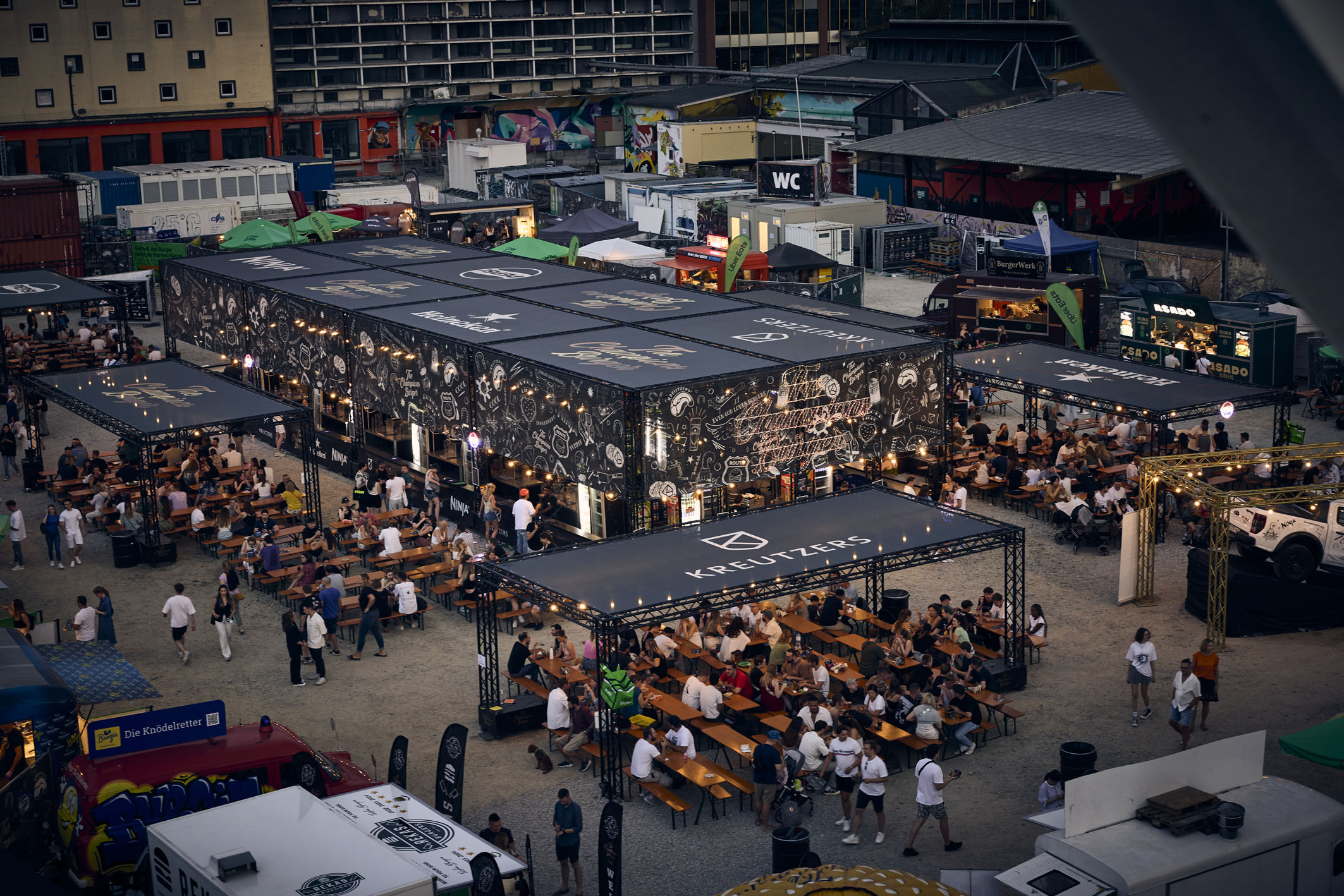 Großer Andrang in der Auftaktwoche vom „The Champions Burger“-Finale in München – noch bis 8. September im Werksviertel am Riesenrad