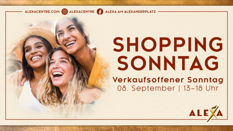 Das ALEXA bietet Sonntagsshopping zur IFA Berlin