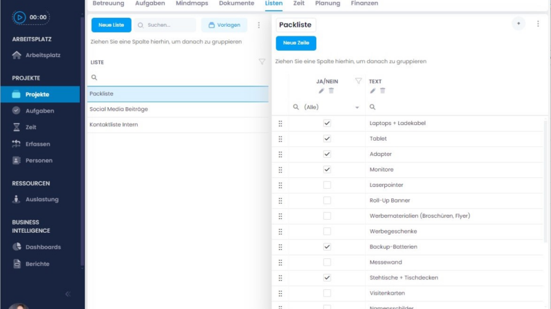 InLoox Web App und Modern Add-in überzeugen mit smarter Projektzeiterfassung und praktischer Checklisten-Funktion