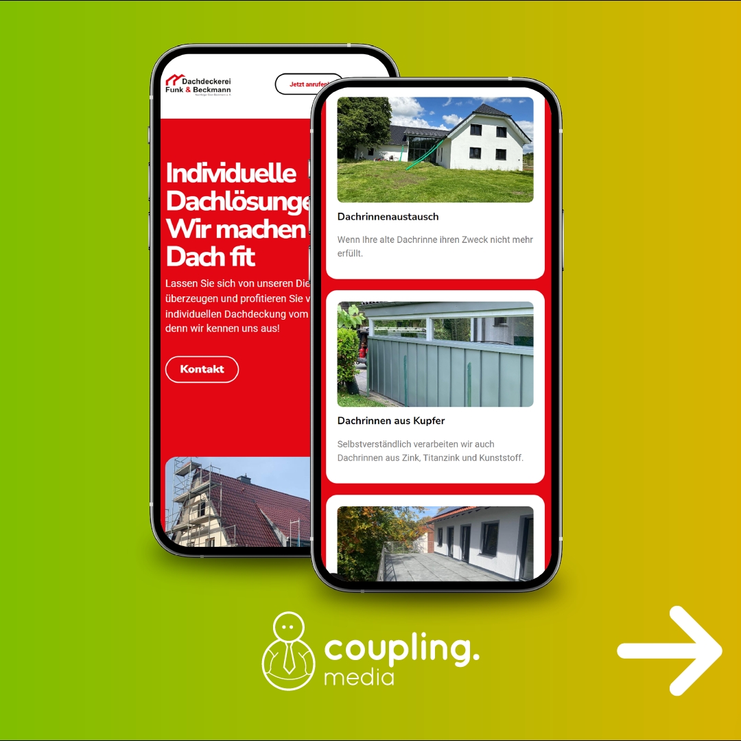 Funk und Beckmann Dachdecker relauncht Webseite!