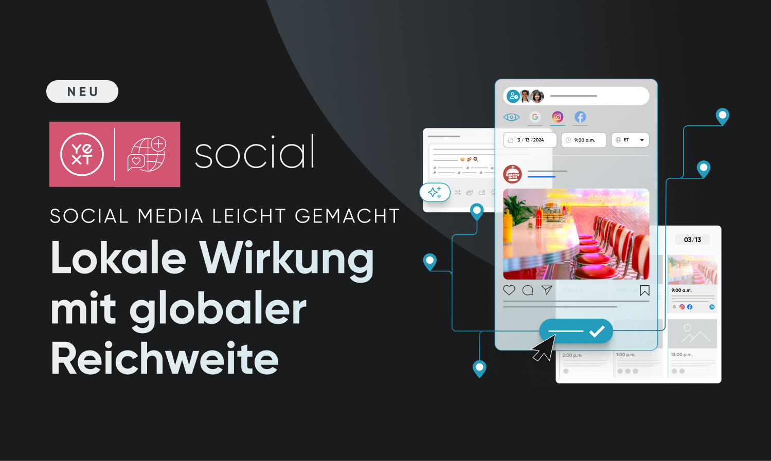 Neues Social-Media-Management-Tool Yext Social – ein KI-basierter Standard für lokales Social Engagement