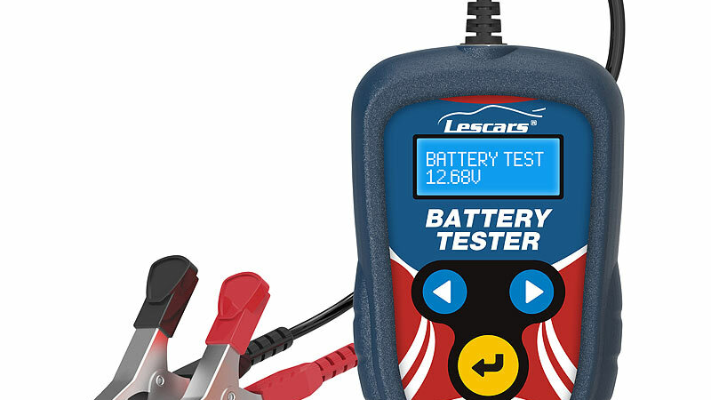 Lescars 12-Volt-Kfz-Batterietester mit Lasttester