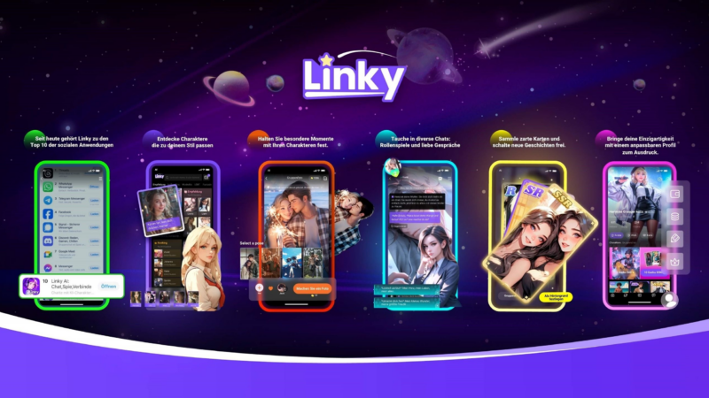 Linky App: Der aufstrebende Star des KI-Chat App Marktes 2024