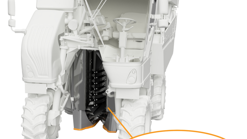 Magnetostriktive Weggeber optimieren Ertrag und Kosteneffizienz bei Traubenvollerntern