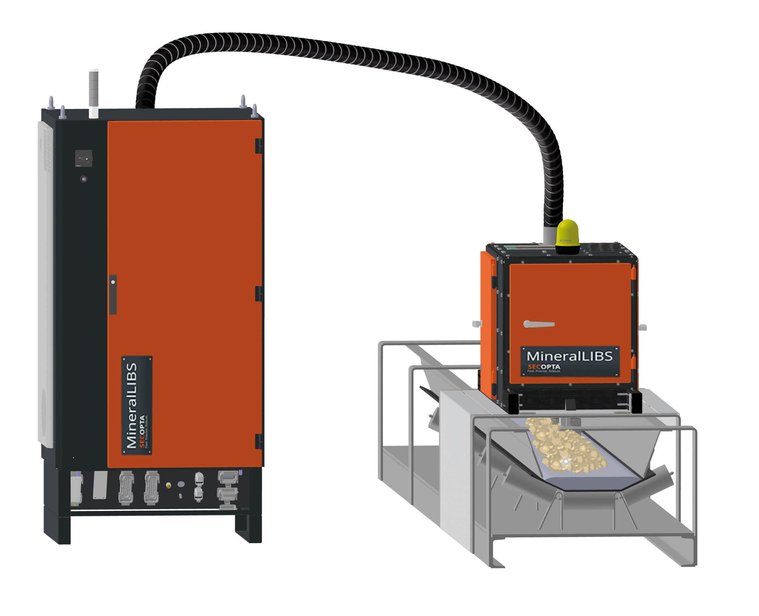 Inline multi-elemental analysis of bulk materials on conveyor belts: Now also for lithium and battery black mass