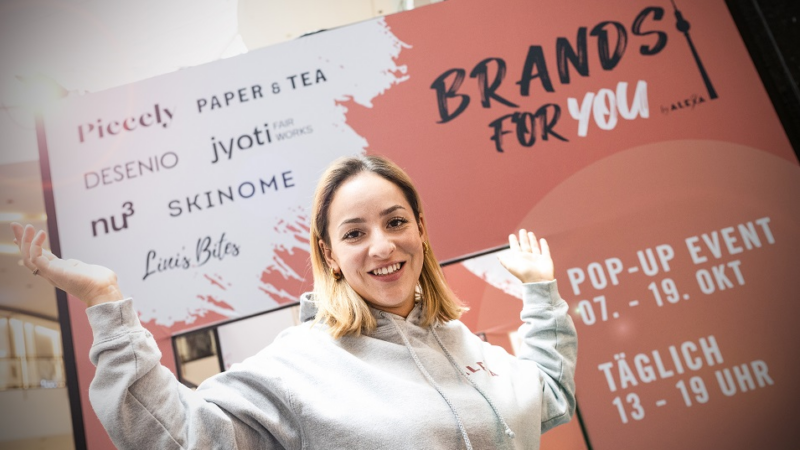 ALEXA inspiriert mit Pop-up-Event BRANDSFORYOU