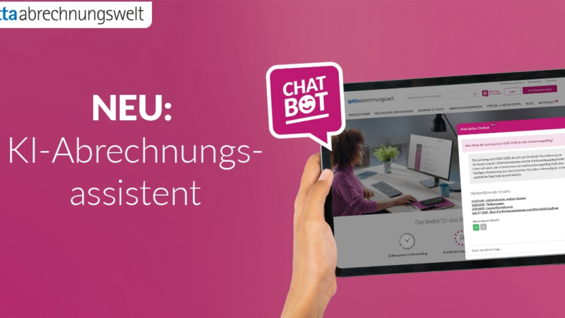 NEU: KI-Chatbot revolutioniert die Beantwortung von Abrechnungsfragen zur Zahnmedizin und Zahntechnik