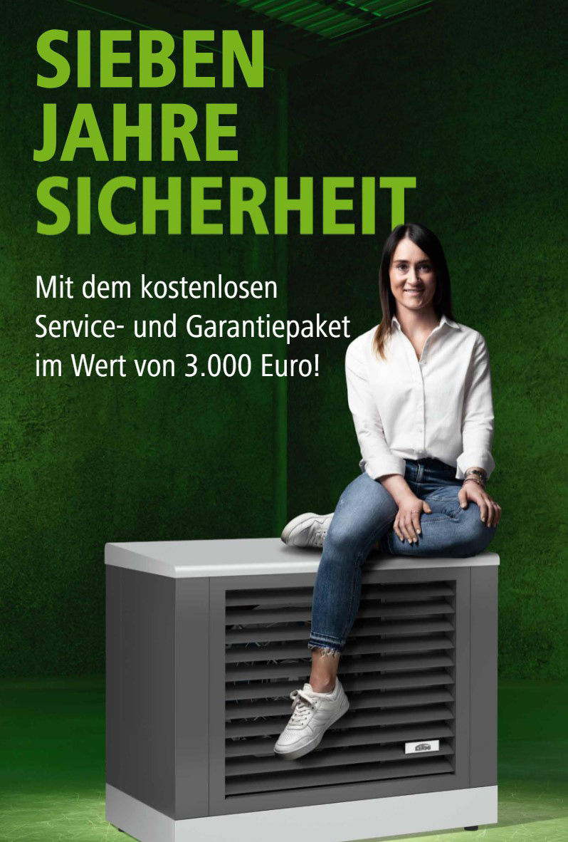 Kermi Wärmepumpen – kostenloses Service- und Garantiepaket für 7 Jahre Sicherheit