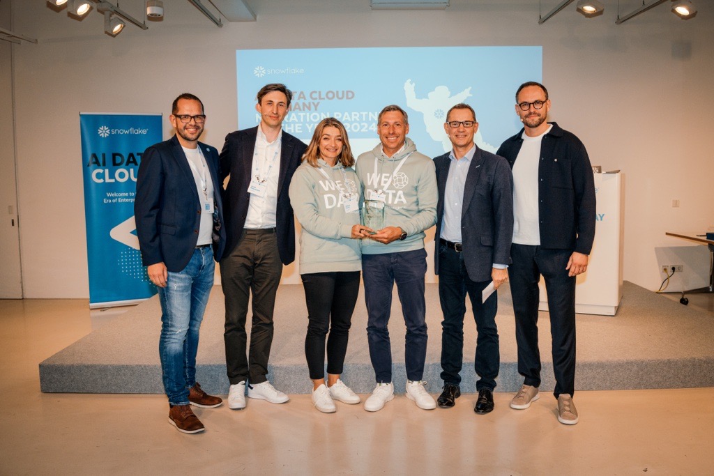 b.telligent wird Snowflake „Migration Partner of the Year 2024“