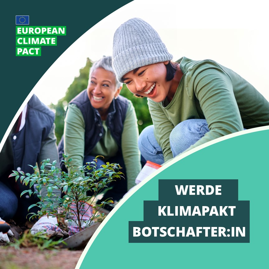 Nutze die Chance und werde jetzt Klimapaktbotschafter!