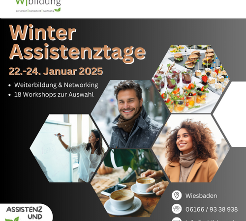 Winter Assistenztage 2025: Weiterbildung &amp; Networking für Office Professionals