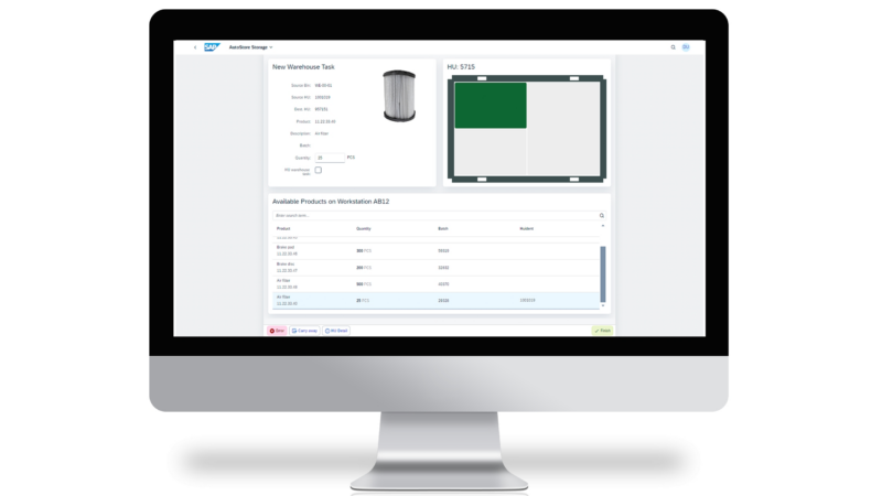 SWAN macht effiziente Lagerhaltung mit AutoStore bereit für die SAP Business Technology Platform und SAP EWM