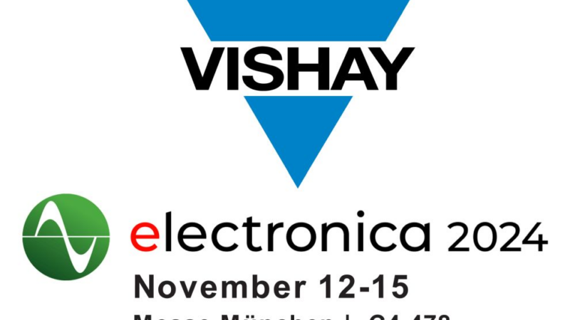 Vishay Intertechnology auf der electronica: C4.478