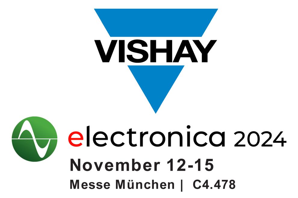 Vishay Intertechnology auf der electronica: C4.478